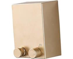 Uitschuifbare Waslijn - Intrekbare Lijn - Kleding Drogen - Zonder Boren - 8x5.5x11 cm - Goud