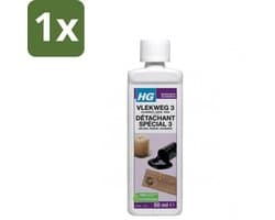 1 x HG - Wasruimte - Vlekweg 3 - Kaarsvet, Hars & Teer - 50 ml - Vlekken Verwijderen - Kaarsvet Verwijderen - Teer Verwijderen - Hars Verwijderen - Textiel Reinigen