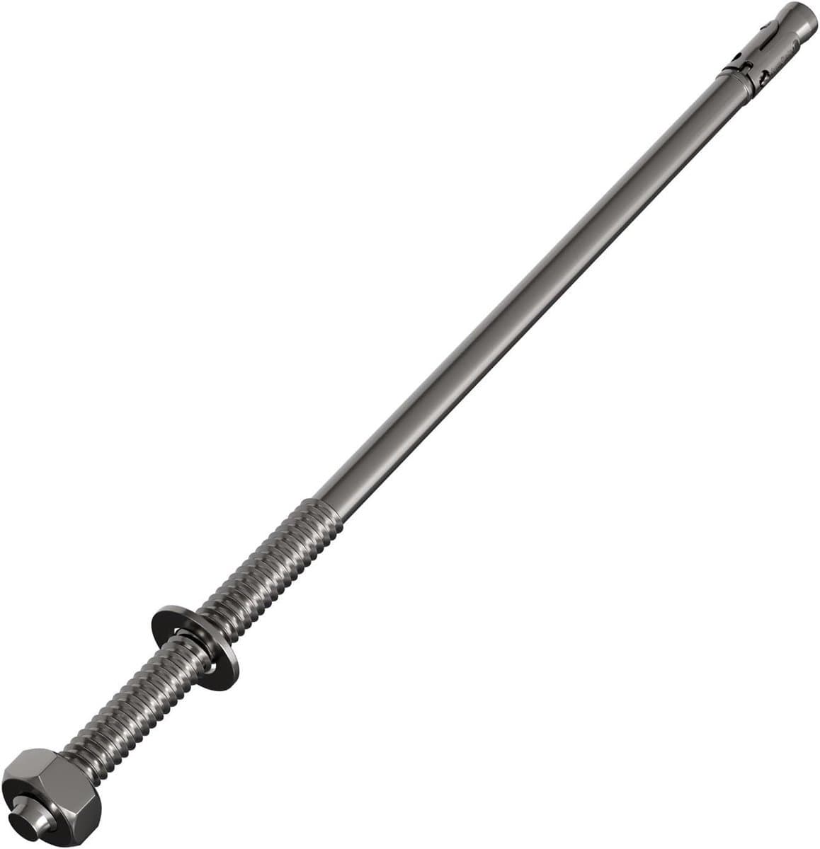Heavy duty anker - Metaal plug boutanker - Bevestiging aan muur - A4 roestvrij staal - M12 x 220 mm — afbeelding 1