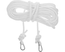Touw Waslijn - Drooglijn Buiten - Kleding Drogen - Slijtvast Nylon - 10 Meter - Wit
