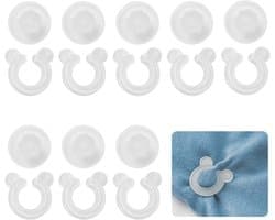 8 Stuks Dekbedovertrekclips, Dekbed Hoekhouder, Dekbedovertrekclips van Duvet Donuts, Antislip Dekbedovertrekclips om het Dekbed op Zijn Plaats te Houden, Sluiting met Vergrendeling