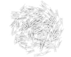 Houten Knijpers - Mini Clips Fotoklemmen - Knutselen en Decoratie - Zware Houtconstructie - 25 x 3 x 3 mm