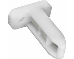 Dparts plastic slotpin van deur wasdroger geschikt voor AEG en Electrolux - deurhaak pin voor drogers - sluithaak pen droogkast - nr. 8086811034 - 8086811141 - 140006804037