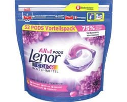 Lenor All in 1 Wasmiddel Pods Amethist & Bloemen Boeket - 52 Wasbeurten.