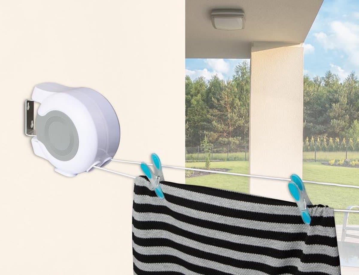 Uittrekbare waslijn 2 x 13 meter — afbeelding 1