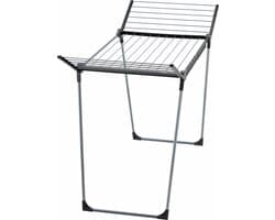 Leifheit droogrek Pegasus 180 Solid - 18 mtr drooglengte - zwart — afbeelding 1
