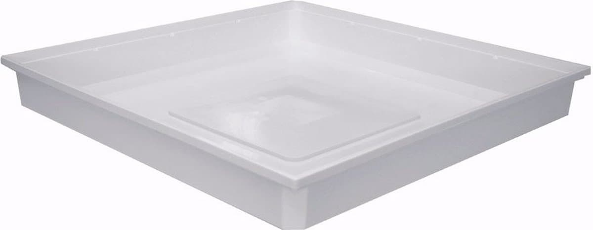 Nedco - Wasmachine Lekbak - 70x70x10cm - Wit - Kunststof — afbeelding 1