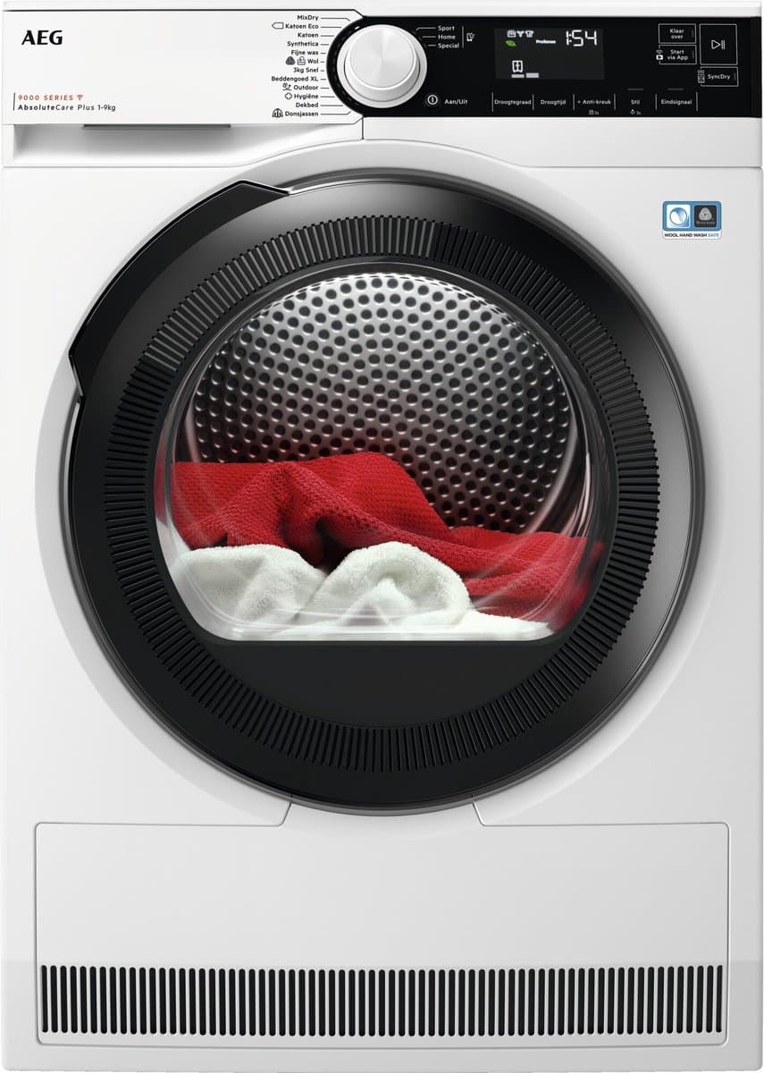 AEG TR959M4C EcoLine 9000 serie AbsoluteCare Plus® - Wasdroger Warmtepompdroger — afbeelding 1