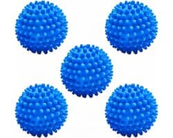 Famanu Set van 5 herbruikbare wasballen voor wasmachine om het drogen te versnellen en kreukels van kleding te verminderen — afbeelding 1