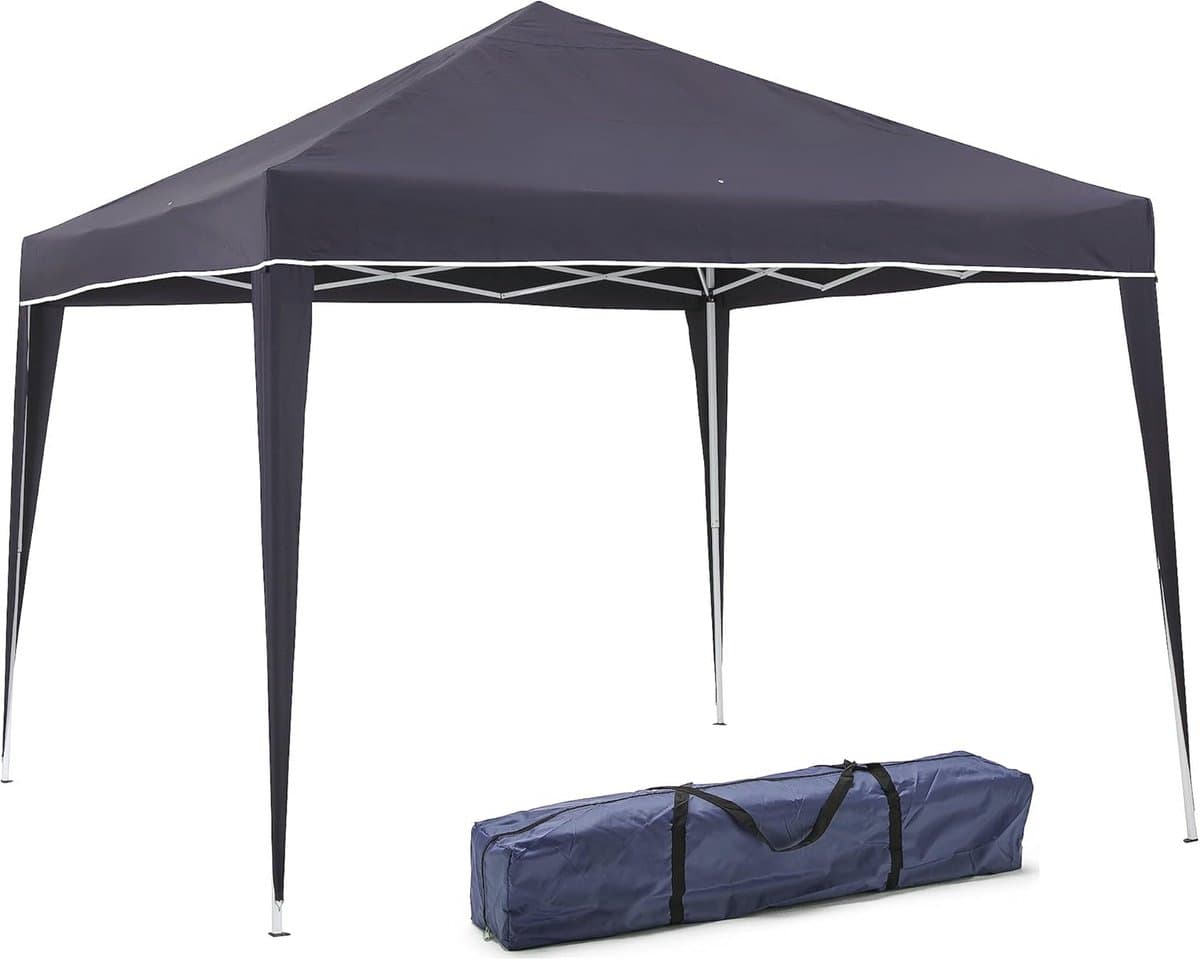 Multifunctioneel Vouwpaviljoen 3 x 3 m - blauw/wit — afbeelding 1