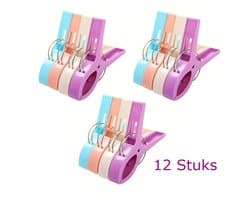 Wasknijpers stormbestendig - set van 12 stuks