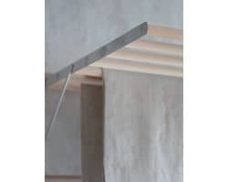 Trendyard Wanddroogrek Inklapbaar Hout - Droogrek - Wasrek - Muur - Binnen - Uitklapbaar - 4M Drooglengte - 60 CM - Opvouwbaar Droogrek Wand — afbeelding 1