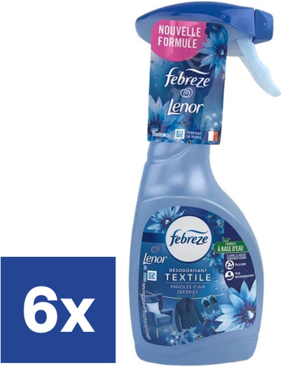 Febreze Lenor Zeebries Textielverfrisser - 6 x 500 ml — afbeelding 1