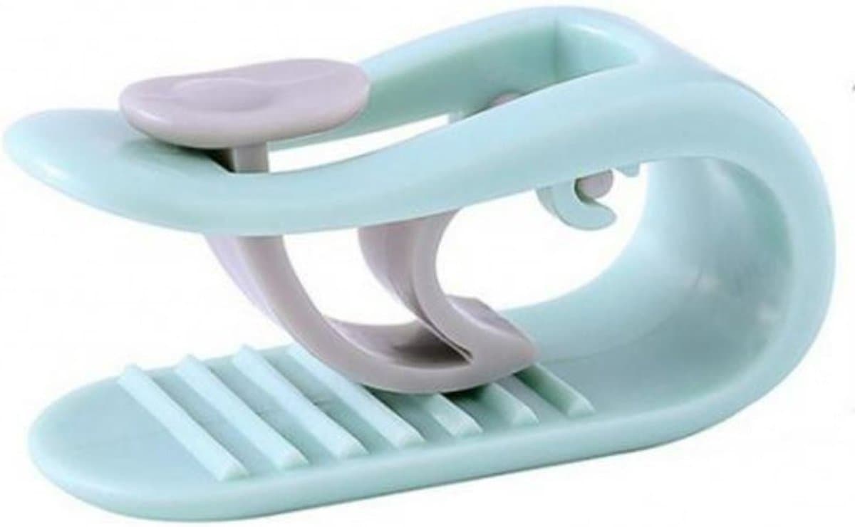 2 Stuks - Stevige Dekbed Knijpers - Dekbedclips - Lakenklemmen - Clips - Dekens - Laken - Groen - Bed Opmaken - Lakenclips — afbeelding 1
