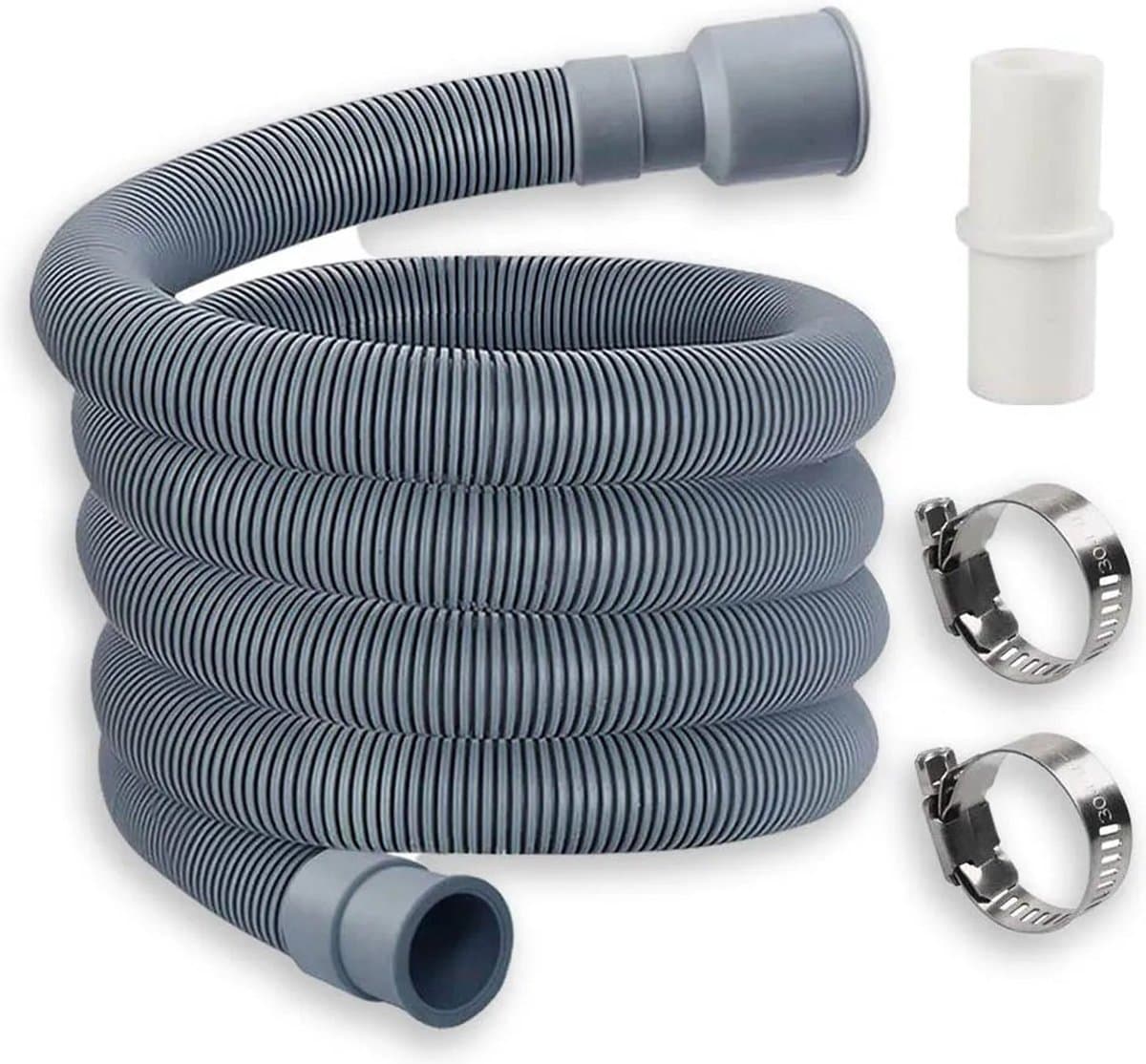 WiseGoods Premium Wasmachine Slang 2M - Slangen Voor Wasmachines / Vaatwassers - Reparatie Vaatwasser - Afvoerslang - Afvoer 20mm — afbeelding 1