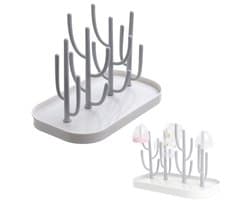 Dailygoods- Droogrek Duurzaam - Fles Droogrek - Accessoires Droger - Lichtgewicht - Verwijderbaar - Afmetingen 25,5x14,5x19 cm - Flesdroger