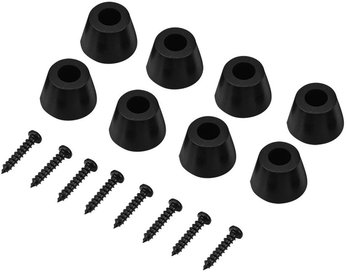 Byshayne - Rubber Feet - Anti-Vibratie Pads - Duurzaam - 30x20mm - Vervangende Voeten - Geschikt voor Hi-Fi Speakers - 8 Stuks — afbeelding 1