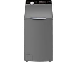 Heinner HWM-TL8013IVKSA++ Bovenlader Wasmachine 8 kg – 1300 tpm – Inverter Motor – Energieklasse A – 15 Programma’s met Trommelreiniging – Kinderslot – Zilver – 5 Jaar Garantie