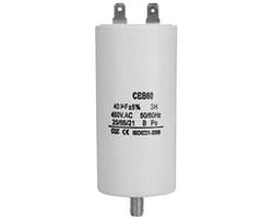 Dailygoods- Condensator 450V 40uF - Aanloopcondensator - Motor Start - Frequentie 50/60Hz - Hoge isolatieweerstand - Geschikt voor wasmachines/pompen - Motorcondensator