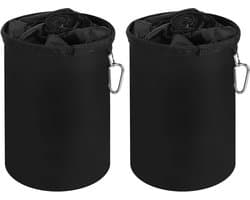 Wasknijperzakken 2 stuks waterdicht met haken 20 x 28 cm voor 150-200 wasknijpers — afbeelding 1