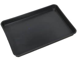 AHD® Lekbak Wasmachine - Lekbak - Anti Trillingsmat Wasmachine - Lekbak Wasmachine 60x60 x - Lekbak Wasmachine Universeel - Zwart - 39cm x 57cm x 5cm