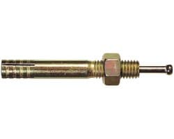 Betonanker Bouten - Verankeringsbouten Beton - Beton Verankeren - Moer en Ring Voorgemonteerd - 5/8 X 4 Inch - Geel Chromate