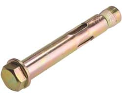 Mouw Anker Bout - Zeskantbout Bevestiging - Stevig Bevestigen - Maximale Uitbreiding - M10 x 97 mm - Geel