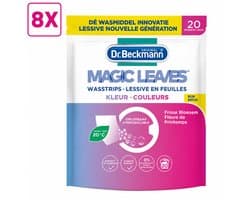 8 x Dr. Beckmann Magic Leaves Colour - Wasstrips - Wasmiddeldoekjes