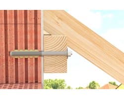 Ankerhuls - Doorsteekanker Huls - Bevestigen in Steen - Optimale Vormsluiting - 20 x 200 mm - Zilver