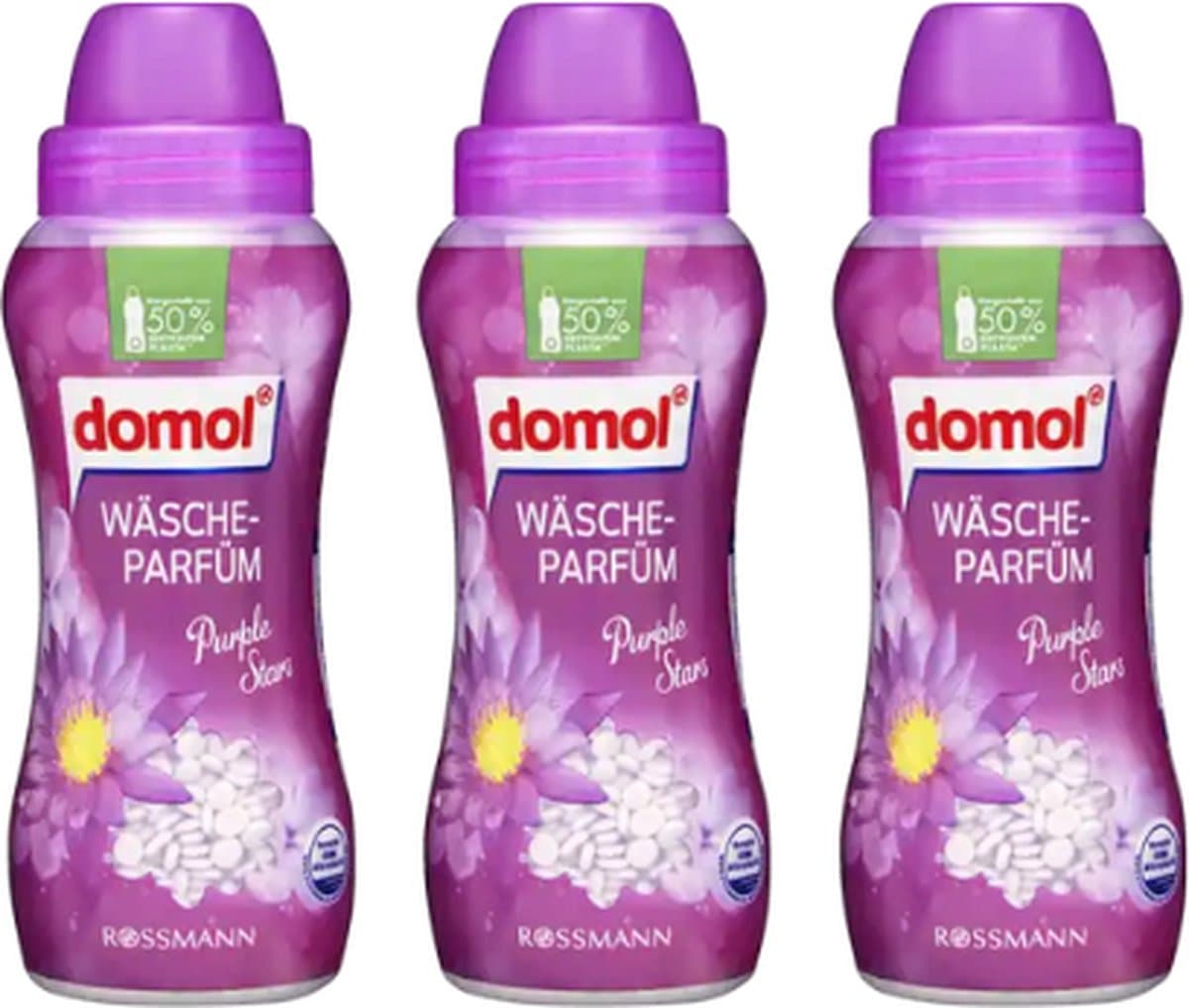 Domol Wasparfum Purple Stars - 3x 210 gr MULTIPACK | Geurparels voor in de was - Wasparels voor Wasmachine — afbeelding 1