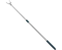 Waslijnpaal met Vorkkop - Kledingstok Uitschuifbaar - Efficiënt Kleding Droge - Stevig Roestvrij Staal - 94cm Uitschuifbaar - Donkergroen