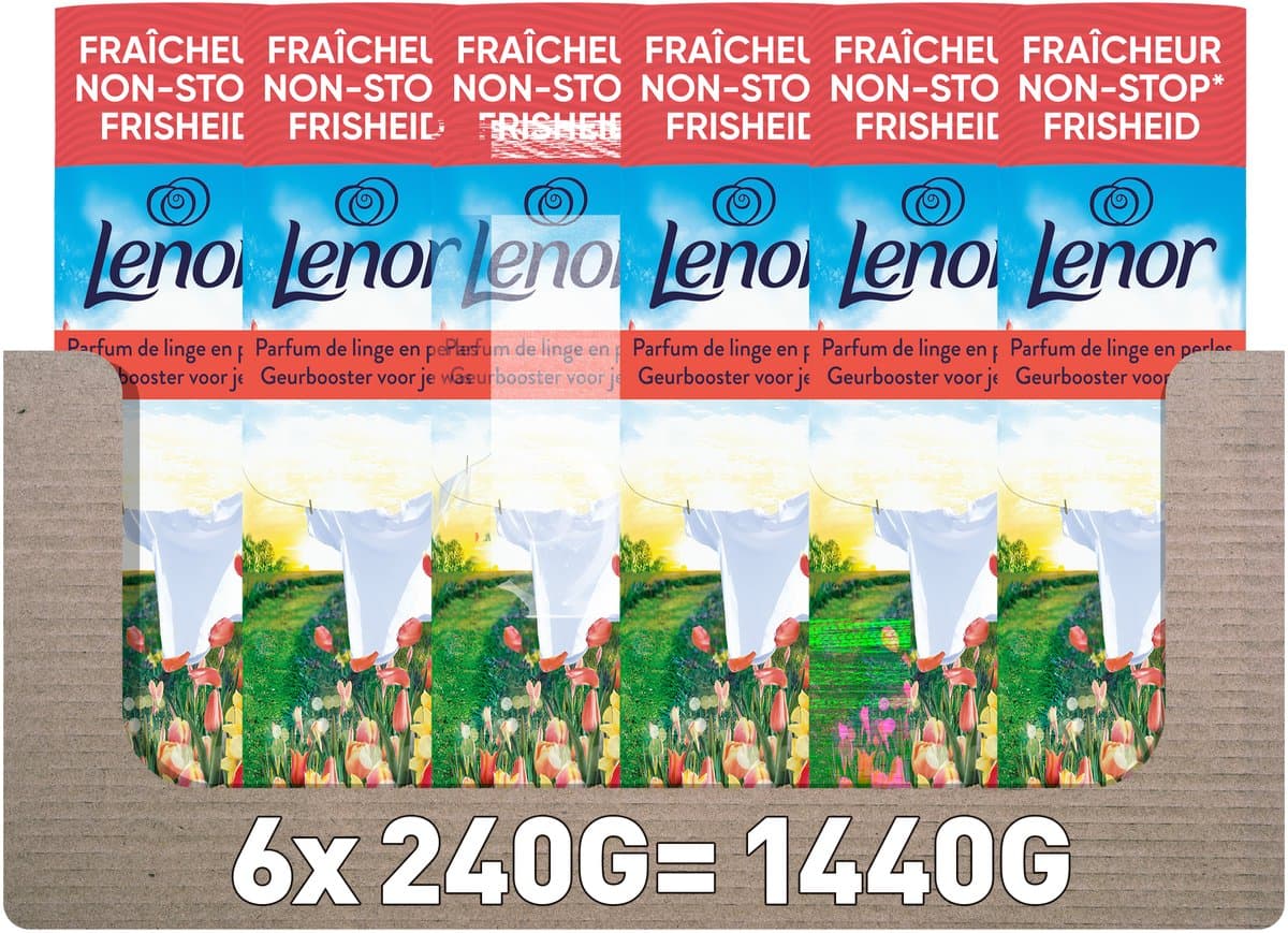 Lenor Geurbooster Zonnige Lentedag - 6 x 240 gram - Wasparfum — afbeelding 1