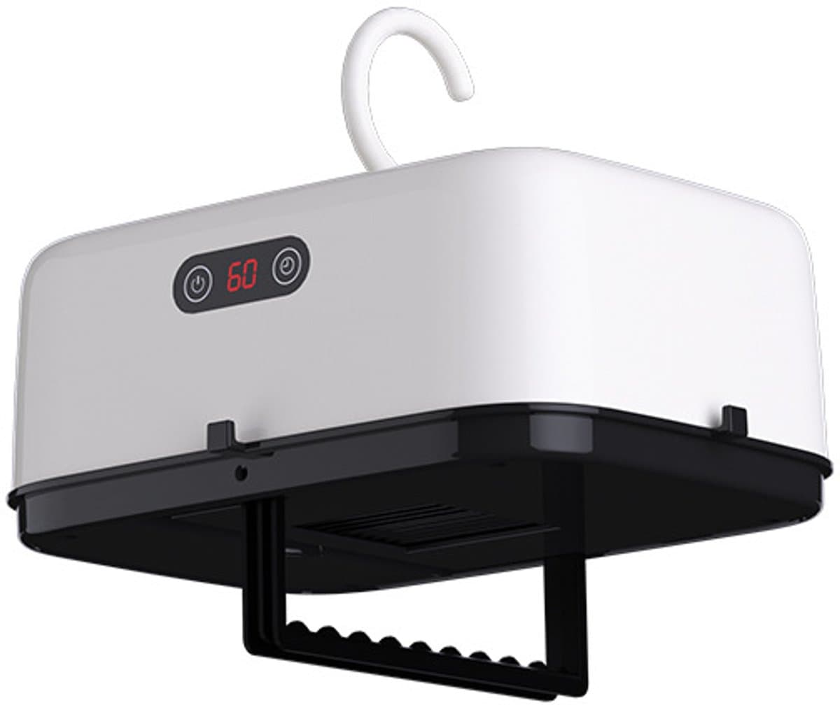 Draagbare Kledingdroger – Mini Draagbare Droger – Opvouwbaar & Compact – Met Afstandsbediening & UV-Licht – Voor Thuis & Studenten – Wit — afbeelding 1