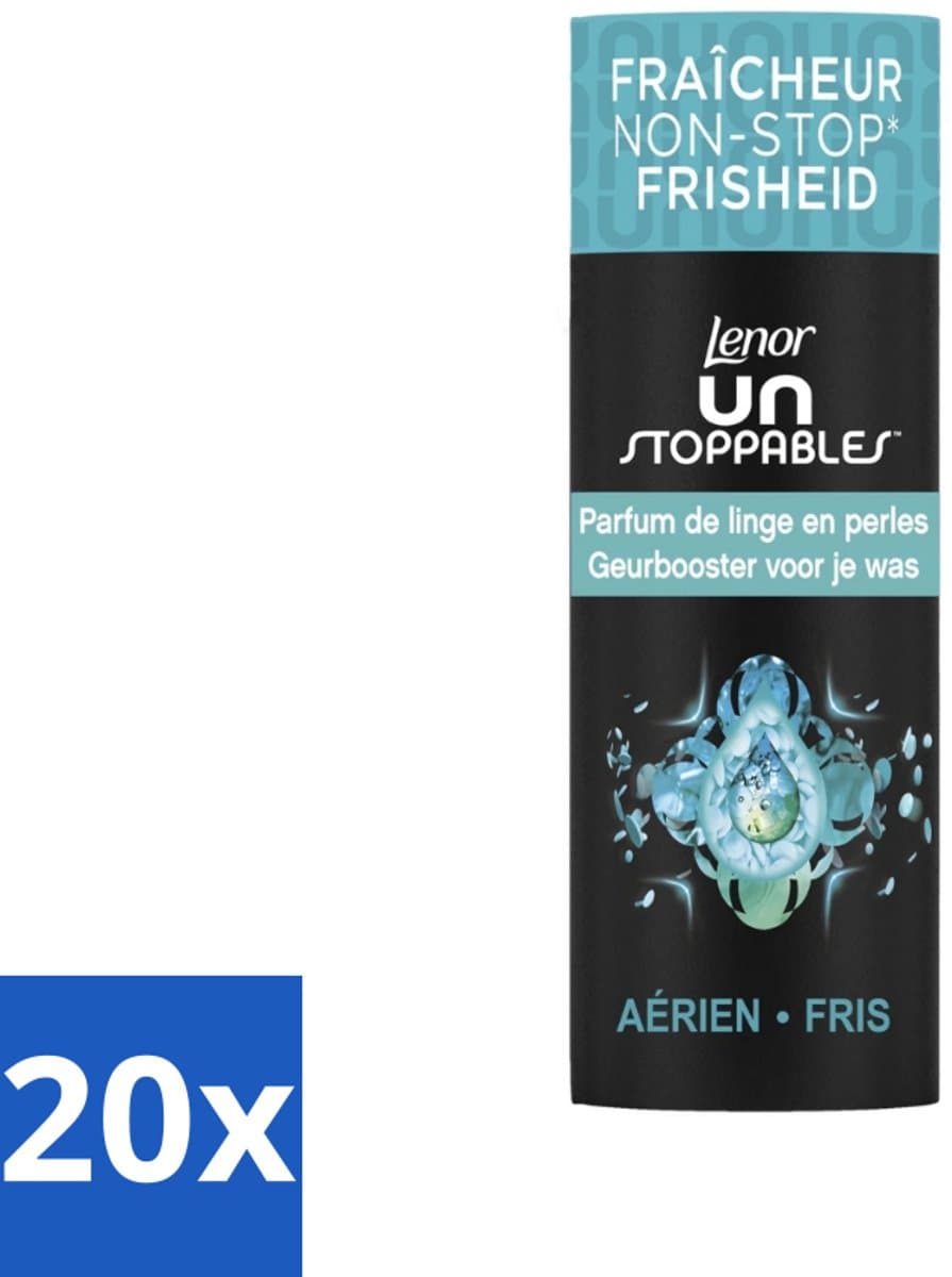 20 x Lenor Unstoppables - Geurbooster - Fris - 13 Wasbeurten - Voordeelverpakking - 20 stuks — afbeelding 1