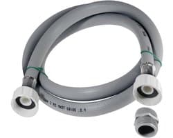 Dparts 1,5m aanvoerslang verlengslang - met koppelstukje - wasmachine en vaatwasser slang verlengen - 3/4" - 1,5 meter - 150cm - toevoerslang verlengset — afbeelding 1