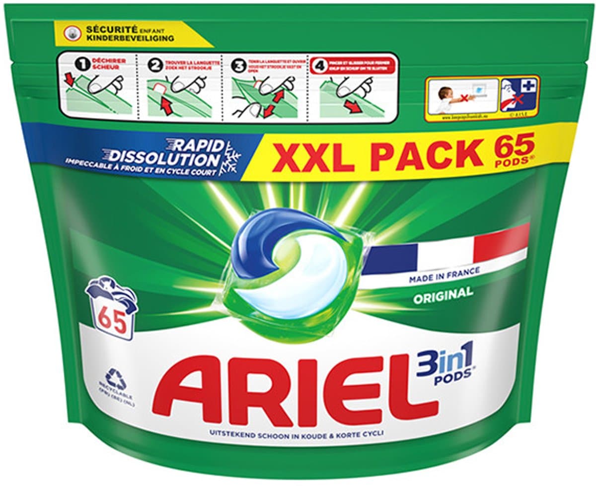 Ariel Original All-in One pods - 65 pods — afbeelding 1