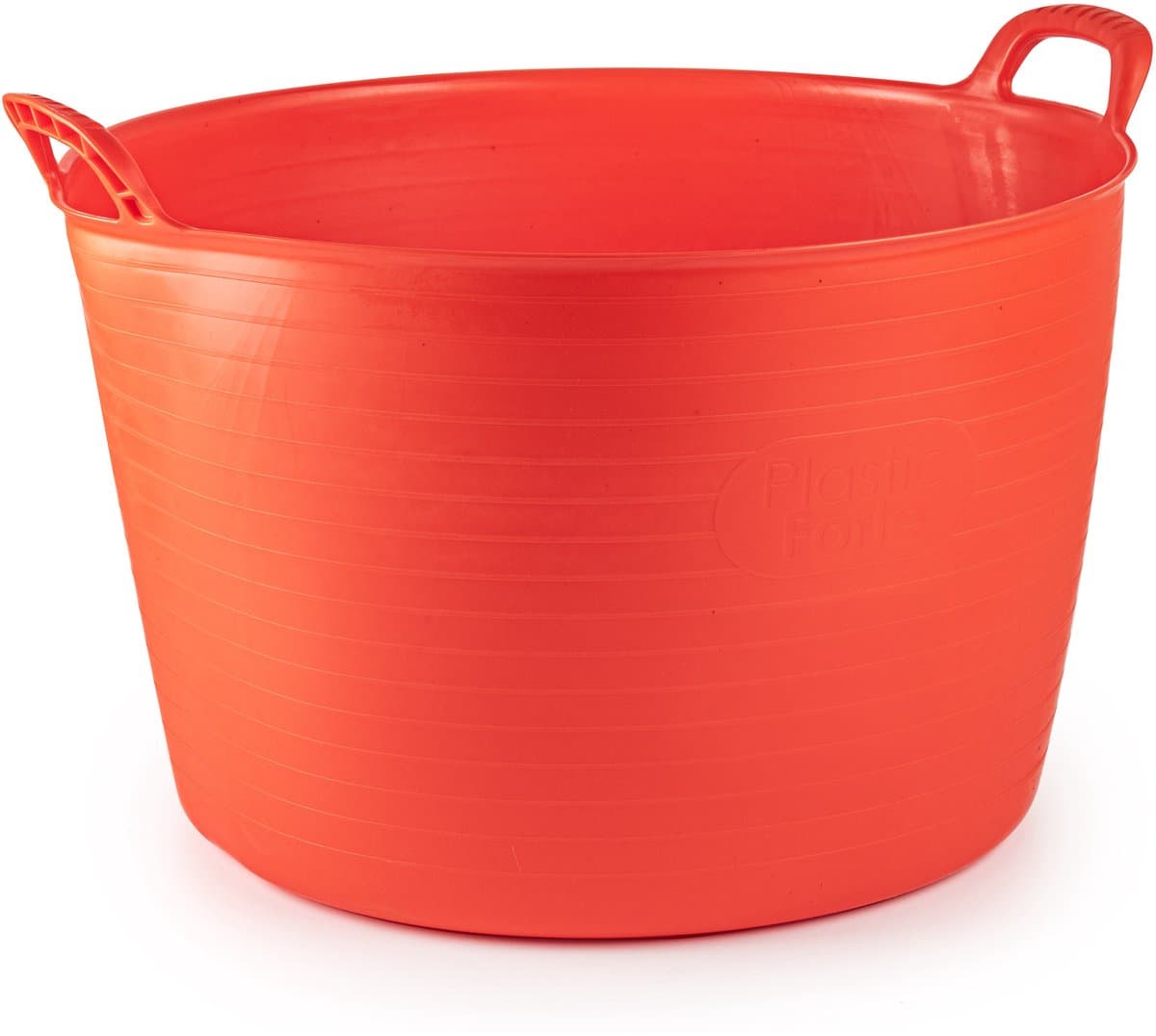Plasticforte Flexibele kuip of emmer - rood - 75 liter - stevig kunststof - 58 x 55 cm - Afvalbak - Wasmand - Opbergmand - Extra groot — afbeelding 1