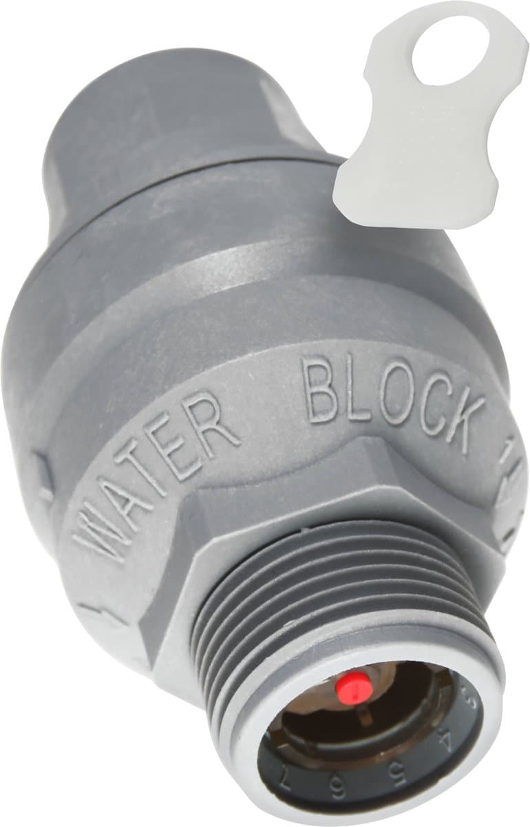 Dparts waterslot wasmachine - resetbaar - aquastop tussen kraan en waterslang - vaatwasser en wasmachinekraan waterstop — afbeelding 1