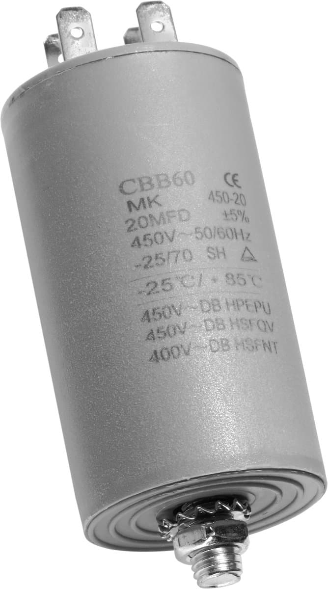 Dparts condensator 20 µF - universeel - 450V - universele aanloopcondensator - 20uf — afbeelding 1
