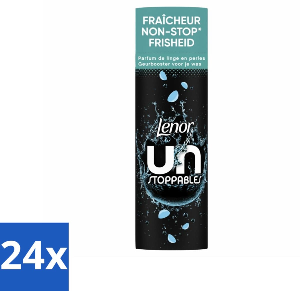 Lenor Unstoppables - Geurbooster - Fris - Non-Stop Frisheid - 19 Wasbeurten - Voordeelverpakking - 24 stuks — afbeelding 1