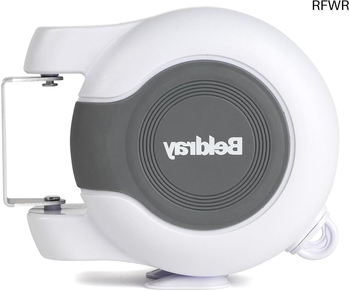 RFWR® Uitschuifbare Wäscheleine voor Binnen en Buiten, 26m Dubbele Drooglijn met Flexibele Wandbeugel — afbeelding 1