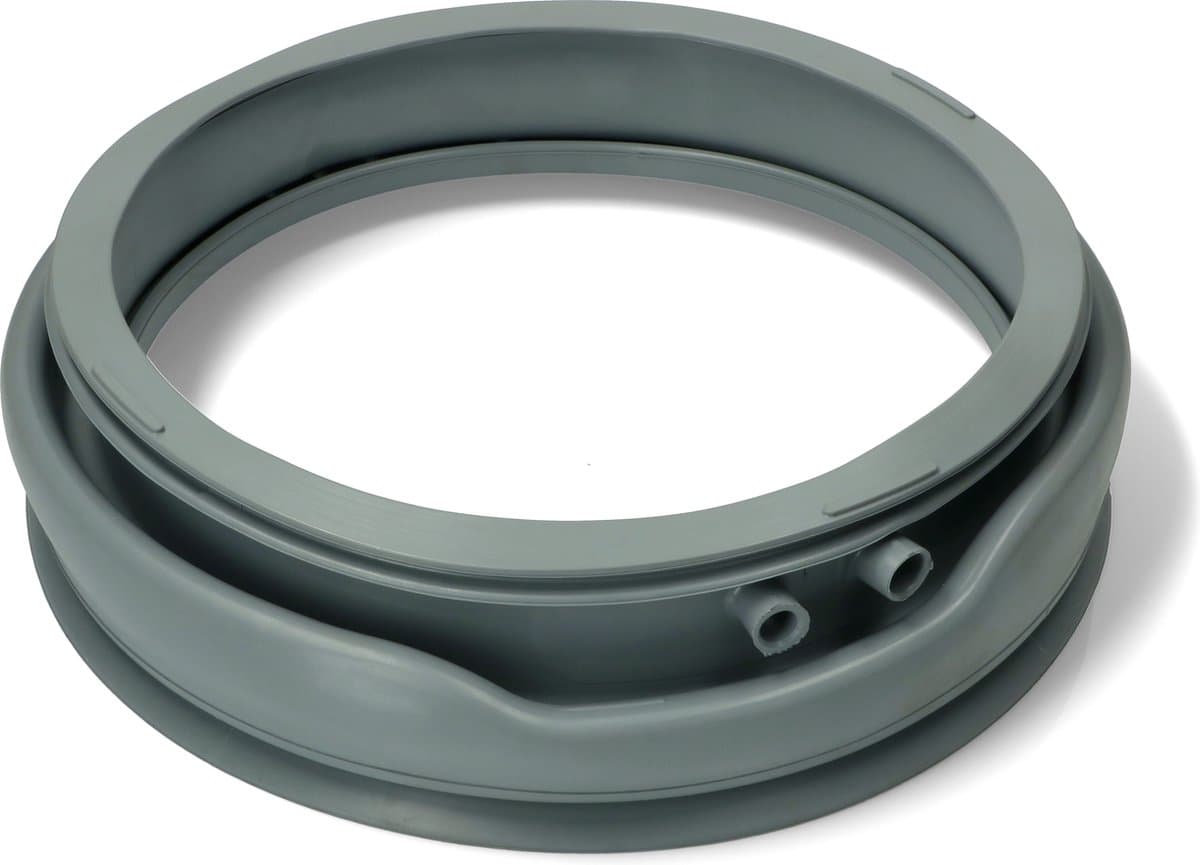 Manchet Met 2 tuiten, 3 gaten - geschikt voor Miele wasmachine - WKF130, WKH120, WMF120 - 9640341 - 09640341 - 11086730 -11086731 — afbeelding 1