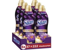 Silan Wasverzachter Aroma Therapy - Dreamy Lotus - Zijdezachte Was - Langdurige Frisheid - Voordeelverpakking - 6 x 37 wasbeurten