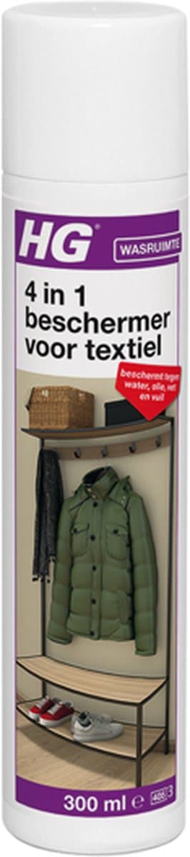 HG Water, Olie, Vet & Vuil Dicht Voor Textiel - 300 ml - 2 Stuks ! — afbeelding 1