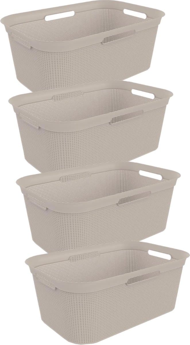 Rotho Flexibele Wasmand Brisen 41 L Cappuccino 4 Stuks — afbeelding 1