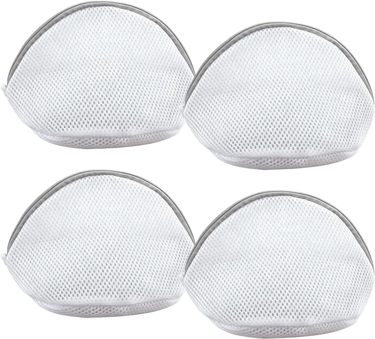 Wasnet voor Bh's, Ondergoed en Sokken, Herbruikbare Waszakken met Rits, Bescherming voor Delicate Kleding, Set van 4, 18 x 15 cm, Ideaal voor Wassen en Organiseren — afbeelding 1