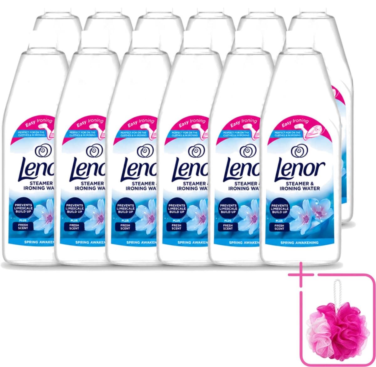 12 x Lenor - Strijkwater - Spring Awakening - Textielverfrisser - 1000 ml - Bulkverpakking - Strijkwater - Textielverfrisser — afbeelding 1