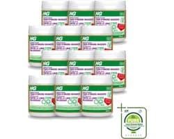 12 x HG ECO - Wasmiddeltoevoeging Tegen Stinkend Wasgoed - Effectieve Formule - 16 Wasbeurten - 500 g - Grootverpakking - Vaatwasstrips - Wasmiddel - Stankmoleculen - Wasgoed - Wasmiddeltoevoeging - Stinkend Wasgoed