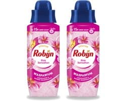 2 x Robijn – Wasparfum – Intense Pink Sensation – 342 ml - Voordeelverpakking - 2 stuks