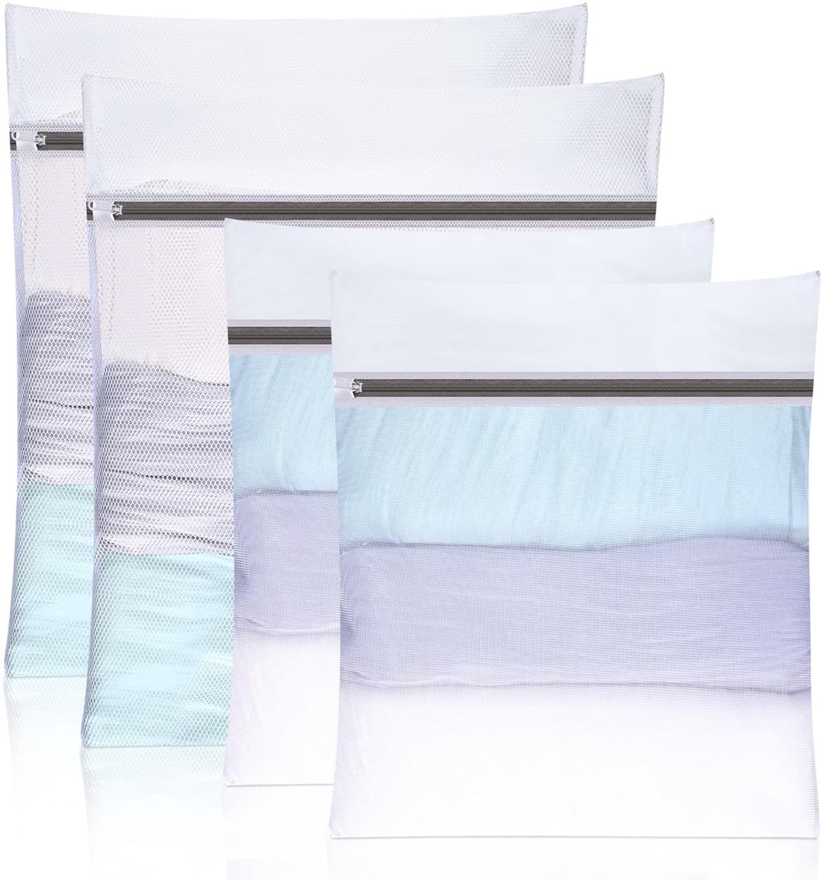 4 Stuks Wasnetten voor Wasmachine met Ritssluiting — afbeelding 1